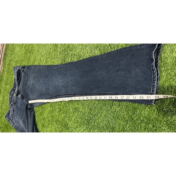 Seven7 Womens Y2K Jeans Blue 5 Pocket Slim Bootcut Denim Jeans Size 12 Sequin - Picture 4 of 9
